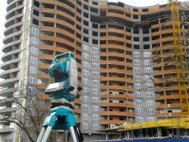 Фасадная съёмка Геодезические работы в Новосибирске